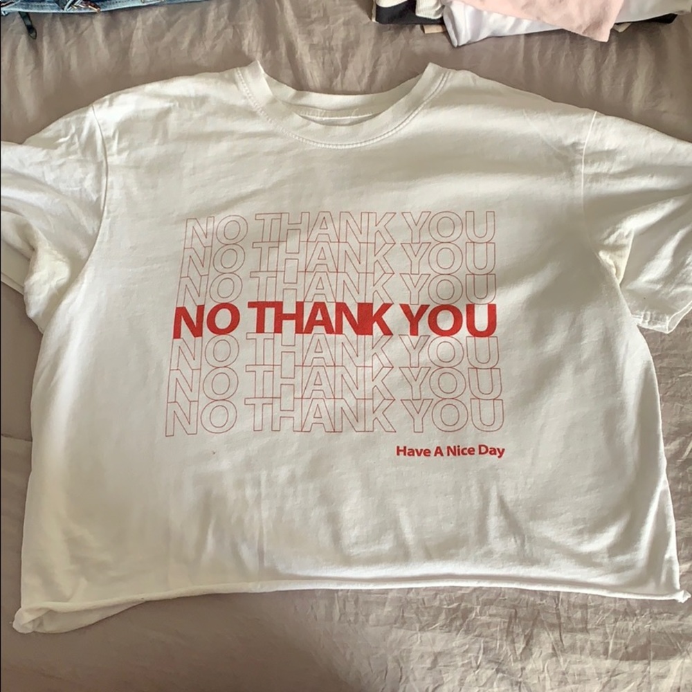 no thank you tee